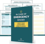 In Case of Emergency Binder